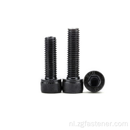 Zwart zinkkwaliteit 8.8 Hexagon Socket Schroef zinkverplated DIN 912 Hexagon Socket -kopdopschroeven 8.8
